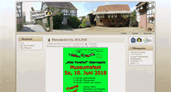 Desktop Screenshot of dorfmuseum-oberrosphe.de